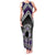 Personalised Aotearoa Niho Taniwha Motif Family Matching Tank Maxi Dress and Hawaiian Shirt Violet Style