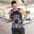 Personalised Aotearoa Niho Taniwha Motif Men Tank Top Violet Style