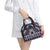 Personalised Aotearoa Niho Taniwha Motif Shoulder Handbag Violet Style