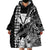 Hawaii Sea Turtle Blanket Polynesia Kakau with Kanaka Maoli Black LT9 - Polynesian Pride