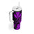 Kakau Polynesian Tribal Hawaiian Turtle Tumbler With Handle with Kanaka Maoli Purple