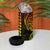 Kakau Polynesian Tribal Hawaiian Turtle 4 in 1 Can Cooler Tumbler with Kanaka Maoli Reggae