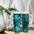 Kakau Polynesian Tribal Hawaiian Turtle Tumbler With Handle with Kanaka Maoli Teal