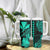 Kakau Polynesian Tribal Hawaiian Turtle Tumbler With Handle with Kanaka Maoli Turquoise