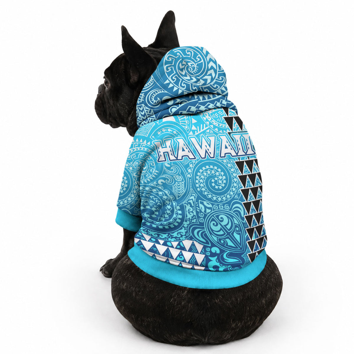 Hawaii Tribal Kakau Pet Hoodie LT9 - Polynesian Pride