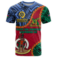 Polynesian Pride Shefa Province 43rd Anniversary Vanuatu T Shirt Tugeta Yumi Selebretem Indipendens Dei LT9 Red - Polynesian Pride