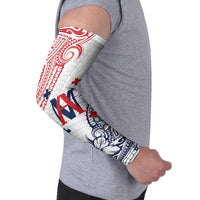 Kingdom of Uvea 1842-1860 Personalized Arm Sleeves Wallis and Futuna Polynesian Tribal Pattern - Polynesian Pride