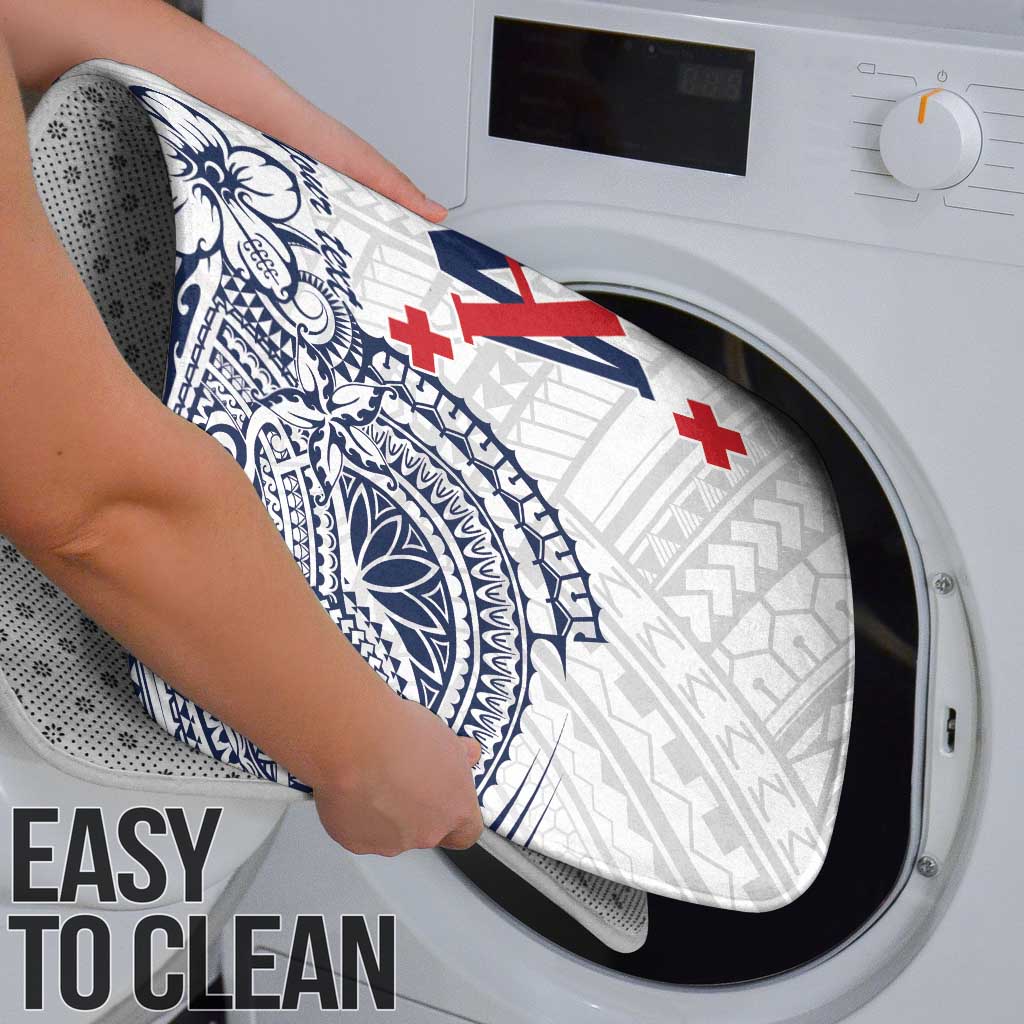 Kingdom of Uvea 1842-1860 Personalized Bathroom Set Wallis and Futuna Polynesian Tribal Pattern - Polynesian Pride