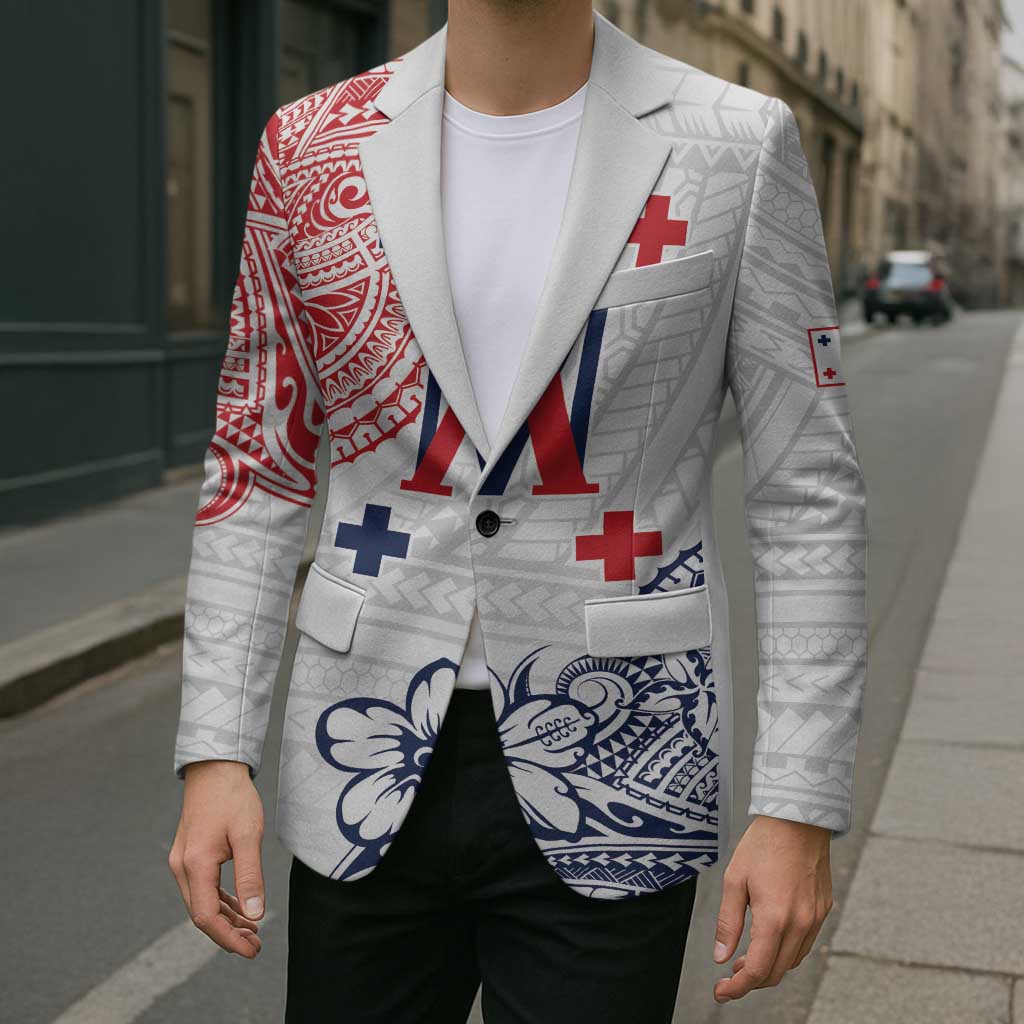 Kingdom of Uvea 1842-1860 Personalized Blazer Wallis and Futuna Polynesian Tribal Pattern - Polynesian Pride