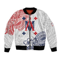 Kingdom of Uvea 1842-1860 Personalized Bomber Jacket Wallis and Futuna Polynesian Tribal Pattern