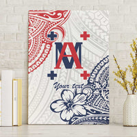 Kingdom of Uvea 1842-1860 Personalized Canvas Wall Art Wallis and Futuna Polynesian Tribal Pattern