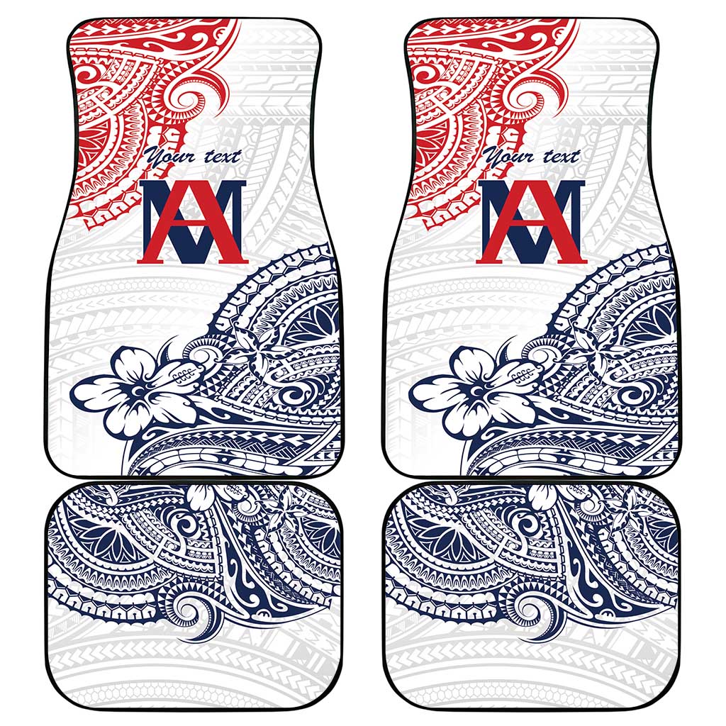 Kingdom of Uvea 1842-1860 Personalized Car Mats Wallis and Futuna Polynesian Tribal Pattern