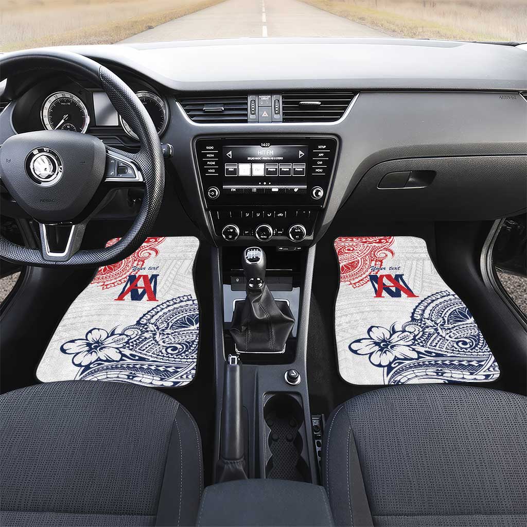 Kingdom of Uvea 1842-1860 Personalized Car Mats Wallis and Futuna Polynesian Tribal Pattern