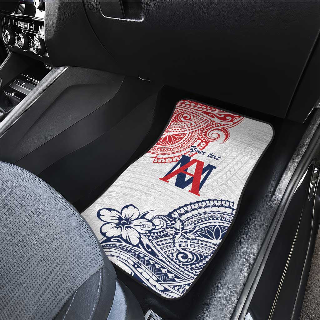 Kingdom of Uvea 1842-1860 Personalized Car Mats Wallis and Futuna Polynesian Tribal Pattern