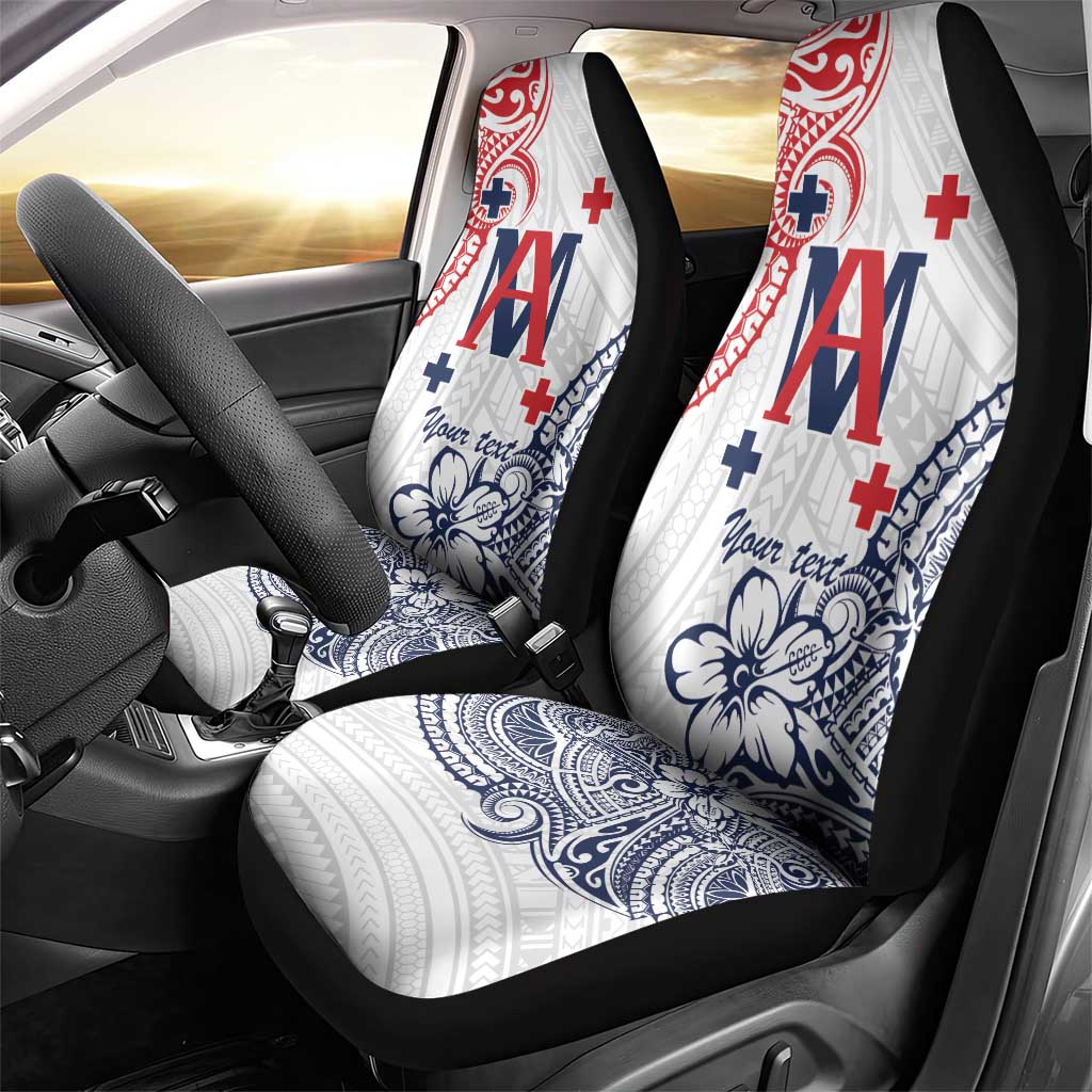 Kingdom of Uvea 1842-1860 Personalized Car Seat Cover Wallis and Futuna Polynesian Tribal Pattern