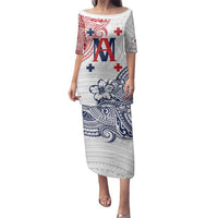 Kingdom of Uvea 1842-1860 Personalized Family Matching Puletasi and Hawaiian Shirt Wallis and Futuna Polynesian Tribal Pattern