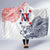 Kingdom of Uvea 1842-1860 Personalized Hooded Blanket Wallis and Futuna Polynesian Tribal Pattern