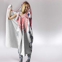 Kingdom of Uvea 1842-1860 Personalized Hooded Blanket Wallis and Futuna Polynesian Tribal Pattern