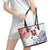 Kingdom of Uvea 1842-1860 Personalized Leather Tote Bag Wallis and Futuna Polynesian Tribal Pattern