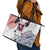 Kingdom of Uvea 1842-1860 Personalized Leather Tote Bag Wallis and Futuna Polynesian Tribal Pattern