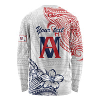 Kingdom of Uvea 1842-1860 Personalized Long Sleeve Shirt Wallis and Futuna Polynesian Tribal Pattern