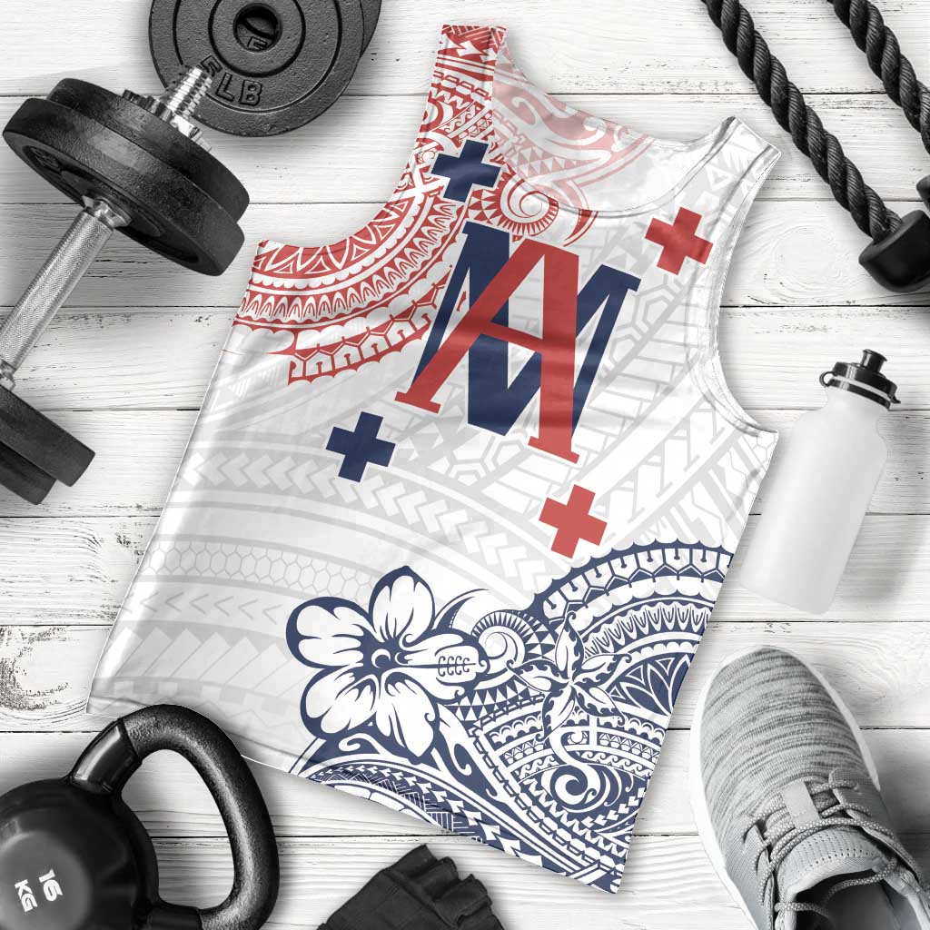 Kingdom of Uvea 1842-1860 Personalized Men Tank Top Wallis and Futuna Polynesian Tribal Pattern