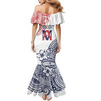 Kingdom of Uvea 1842-1860 Personalized Mermaid Dress Wallis and Futuna Polynesian Tribal Pattern