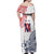 Kingdom of Uvea 1842-1860 Personalized Off Shoulder Maxi Dress Wallis and Futuna Polynesian Tribal Pattern