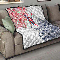 Kingdom of Uvea 1842-1860 Personalized Quilt Wallis and Futuna Polynesian Tribal Pattern