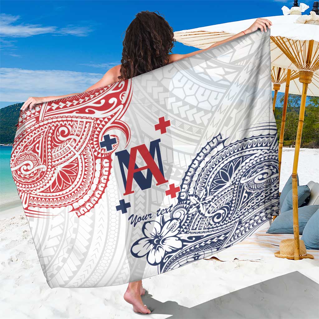 Kingdom of Uvea 1842-1860 Personalized Sarong Wallis and Futuna Polynesian Tribal Pattern