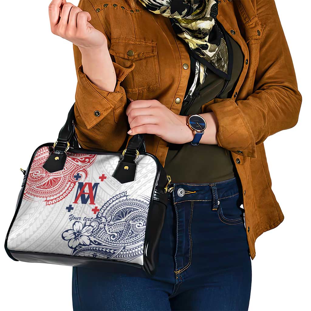 Kingdom of Uvea 1842-1860 Personalized Shoulder Handbag Wallis and Futuna Polynesian Tribal Pattern