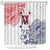 Kingdom of Uvea 1842-1860 Personalized Shower Curtain Wallis and Futuna Polynesian Tribal Pattern