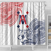 Kingdom of Uvea 1842-1860 Personalized Shower Curtain Wallis and Futuna Polynesian Tribal Pattern