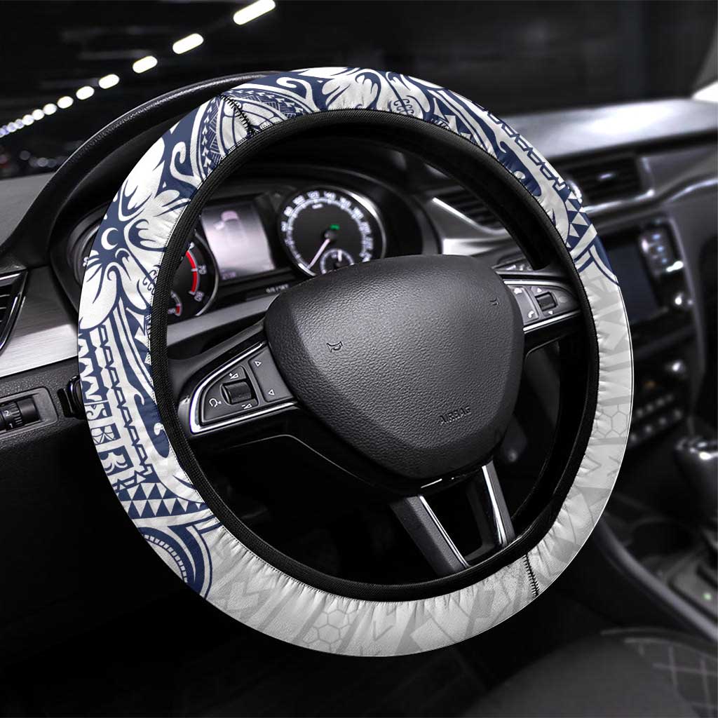 Kingdom of Uvea 1842-1860 Steering Wheel Cover Wallis and Futuna Polynesian Tribal Pattern