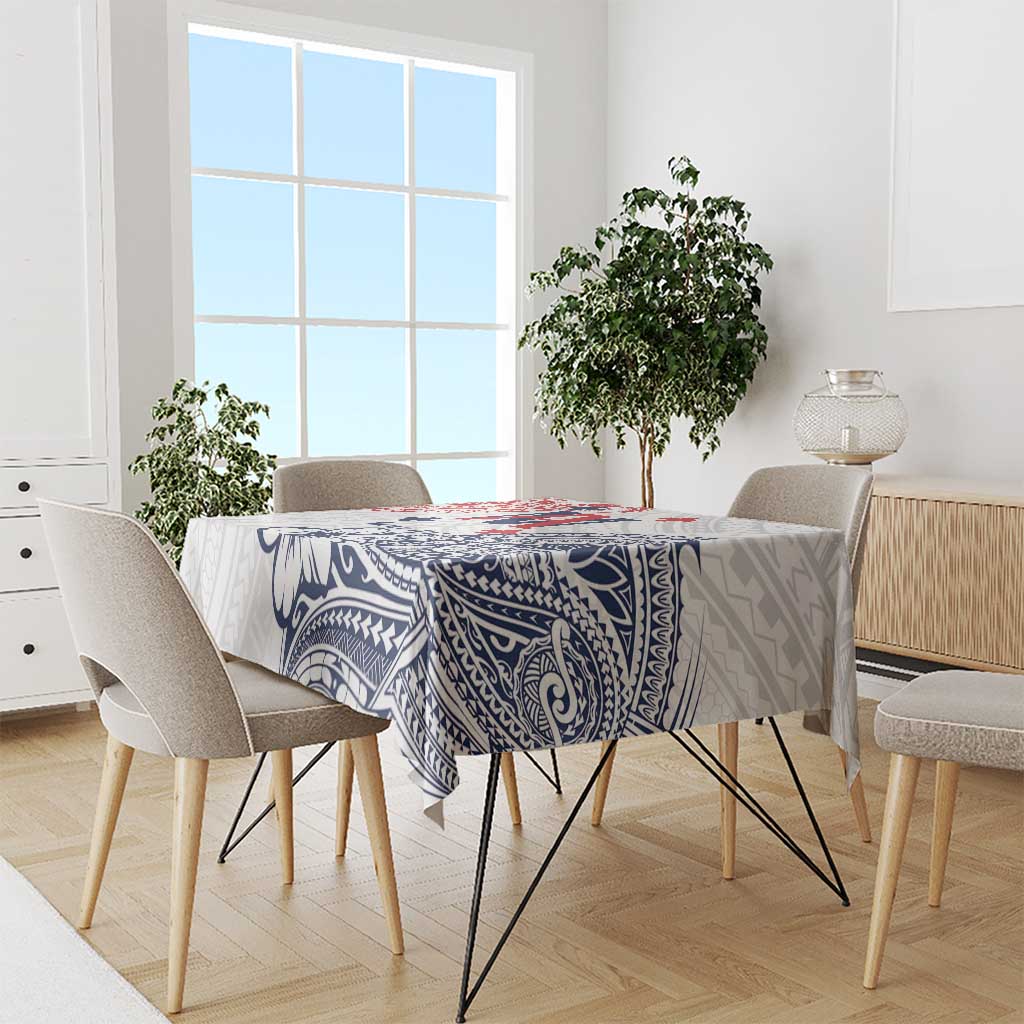 Kingdom of Uvea 1842-1860 Personalized Tablecloth Wallis and Futuna Polynesian Tribal Pattern