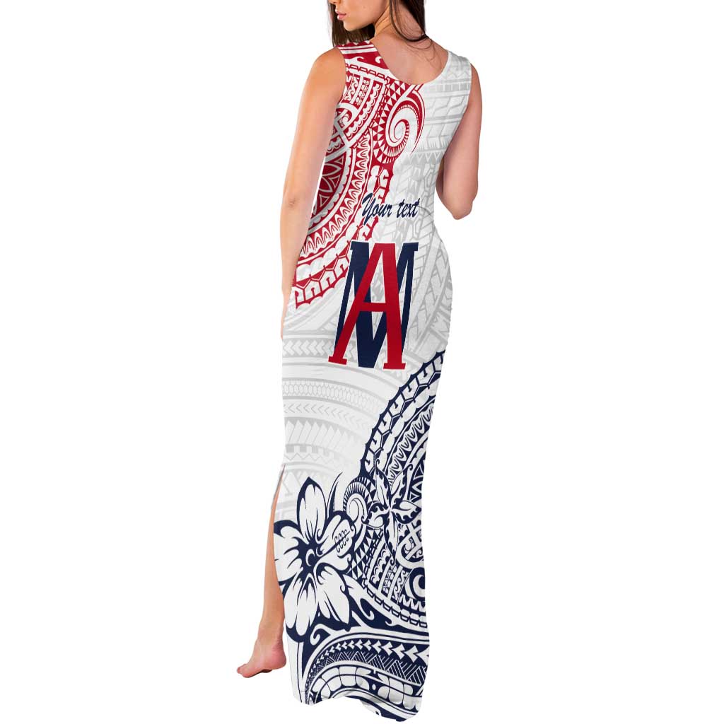 Kingdom of Uvea 1842-1860 Personalized Tank Maxi Dress Wallis and Futuna Polynesian Tribal Pattern