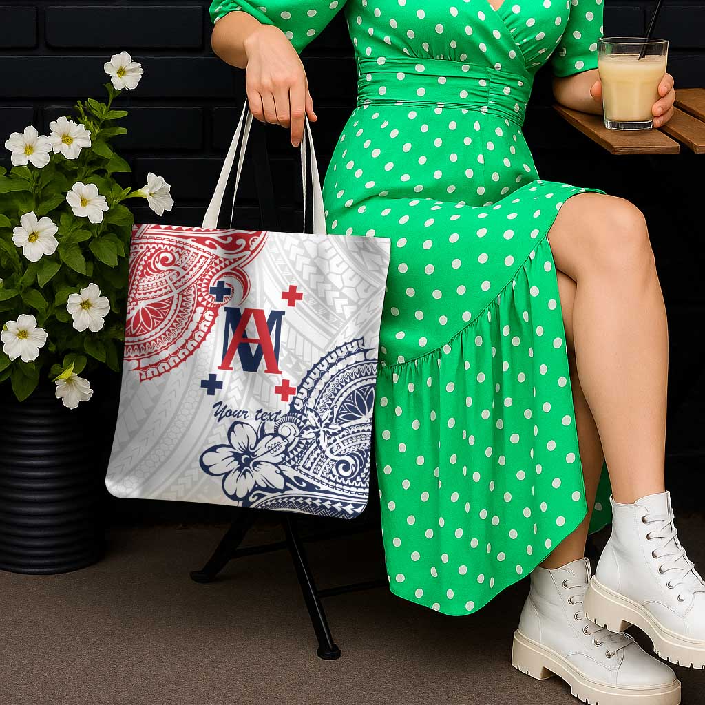 Kingdom of Uvea 1842-1860 Personalized Tote Bag Wallis and Futuna Polynesian Tribal Pattern - Polynesian Pride