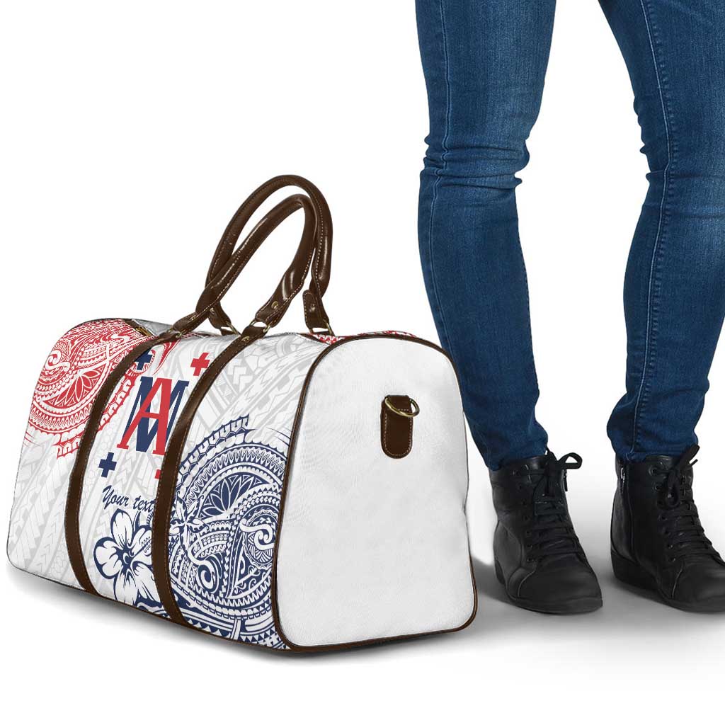 Kingdom of Uvea 1842-1860 Personalized Travel Bag Wallis and Futuna Polynesian Tribal Pattern - Polynesian Pride