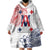 Kingdom of Uvea 1842-1860 Personalized Wearable Blanket Hoodie Wallis and Futuna Polynesian Tribal Pattern