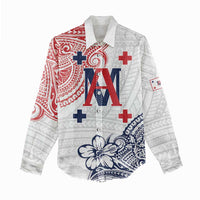 Kingdom of Uvea 1842-1860 Personalized Women Casual Shirt Wallis and Futuna Polynesian Tribal Pattern