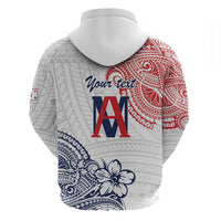 Kingdom of Uvea 1842-1860 Personalized Zip Hoodie Wallis and Futuna Polynesian Tribal Pattern