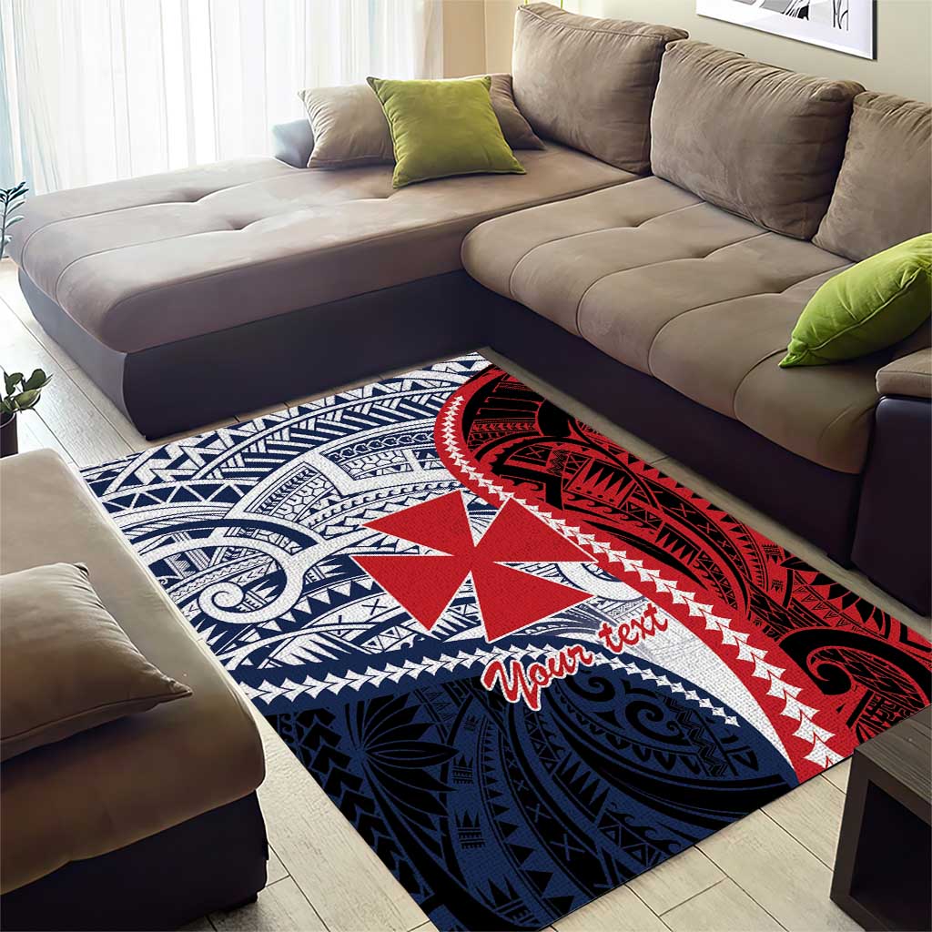 Kingdom of Uvea 1860-1886 Personalized Area Rug Wallis and Futuna Polynesian Tribal Pattern