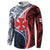 Kingdom of Uvea 1860-1886 Personalized Button Sweatshirt Wallis and Futuna Polynesian Tribal Pattern