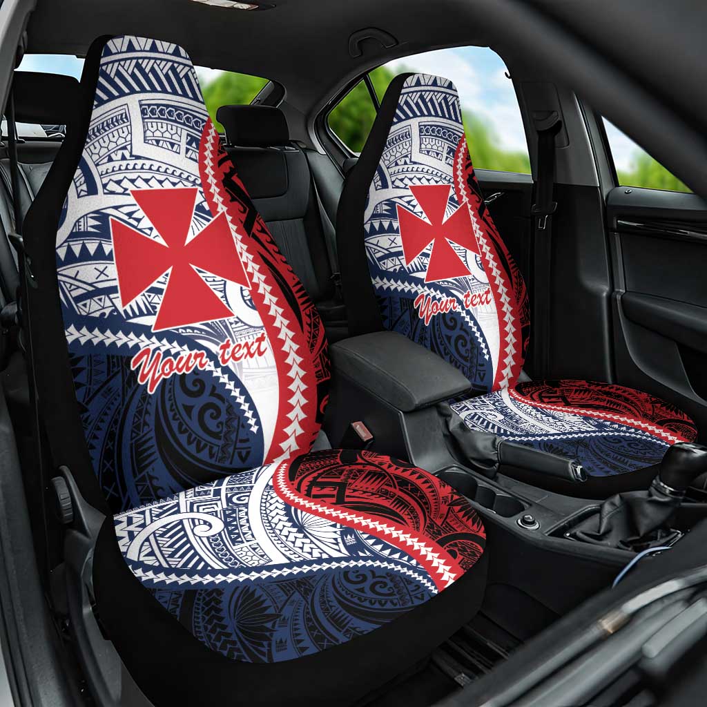Kingdom of Uvea 1860-1886 Personalized Car Seat Cover Wallis and Futuna Polynesian Tribal Pattern
