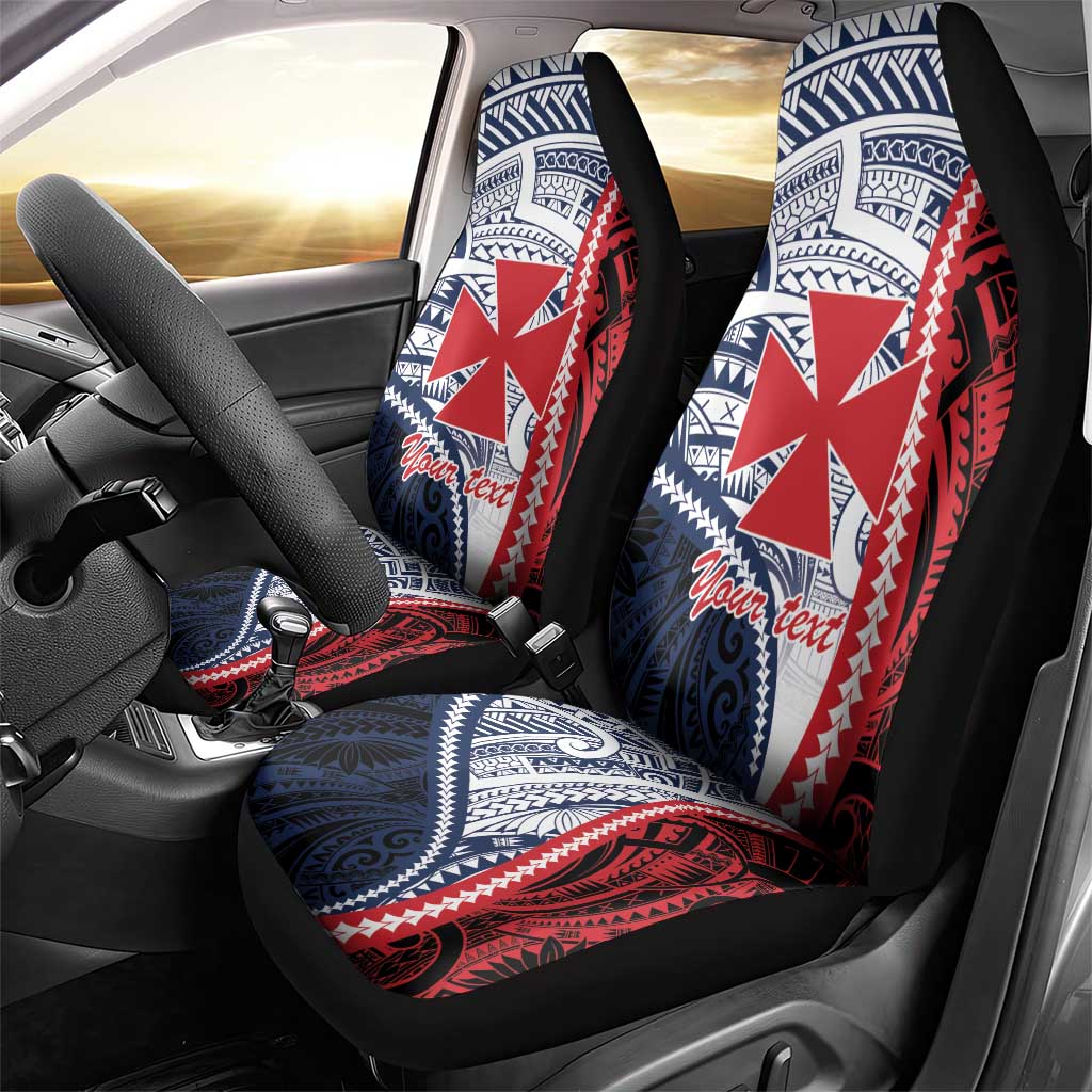 Kingdom of Uvea 1860-1886 Personalized Car Seat Cover Wallis and Futuna Polynesian Tribal Pattern