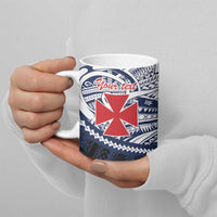 Kingdom of Uvea 1860-1886 Personalized Ceramic Mug Wallis and Futuna Polynesian Tribal Pattern - Polynesian Pride