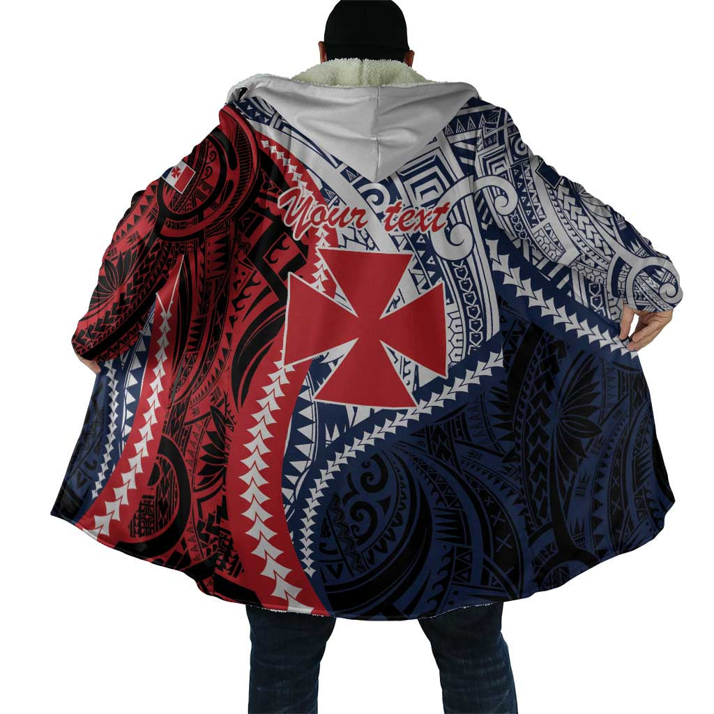 Kingdom of Uvea 1860-1886 Personalized Cloak Wallis and Futuna Polynesian Tribal Pattern - Polynesian Pride