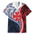 Kingdom of Uvea 1860-1886 Personalized Family Matching Off The Shoulder Long Sleeve Dress and Hawaiian Shirt Wallis and Futuna Polynesian Tribal Pattern