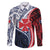 Kingdom of Uvea 1860-1886 Personalized Family Matching Off The Shoulder Long Sleeve Dress and Hawaiian Shirt Wallis and Futuna Polynesian Tribal Pattern