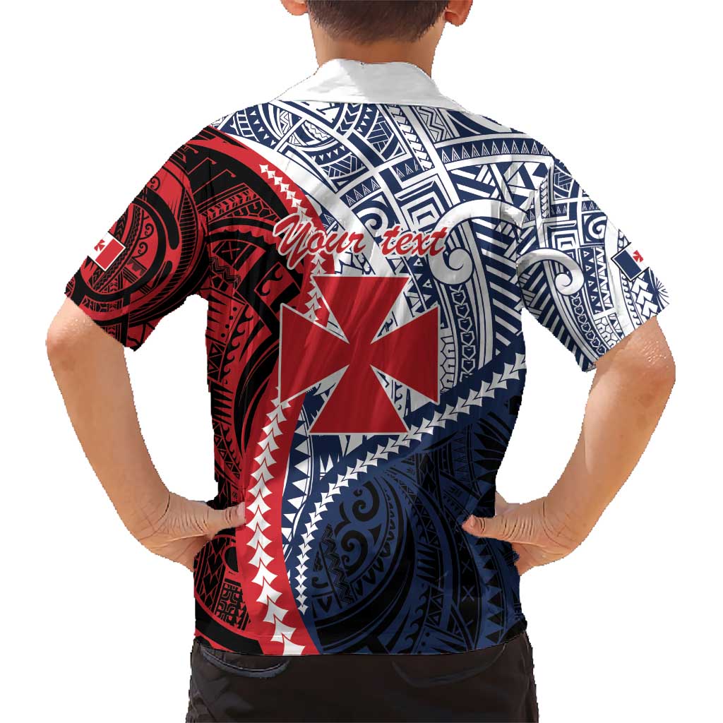 Kingdom of Uvea 1860-1886 Personalized Hawaiian Shirt Wallis and Futuna Polynesian Tribal Pattern